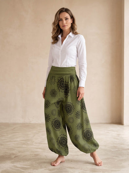 Pantalon Large Taille Haute Femme  Effet Jambes Longues Silhouette Élancée