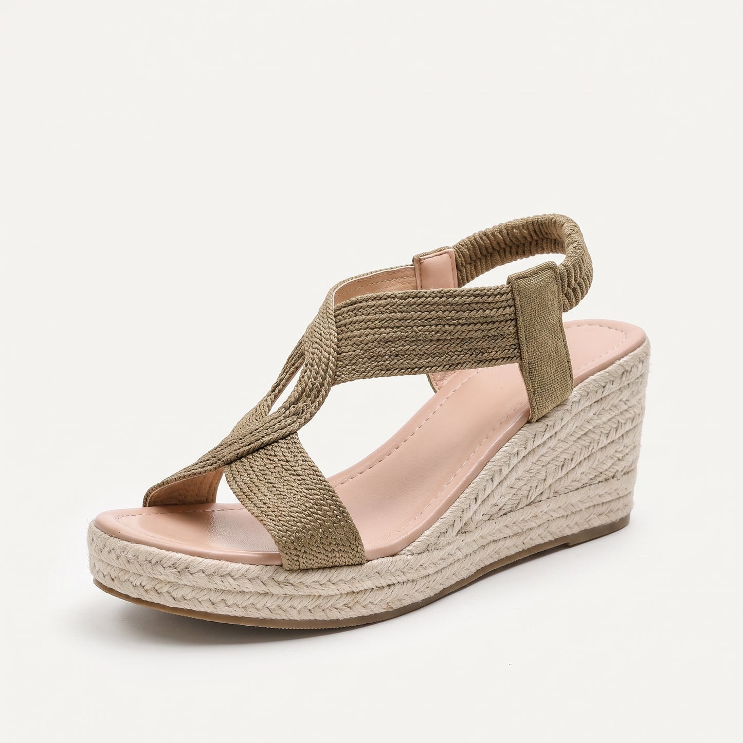 Sandales compensées élégantes et confortables